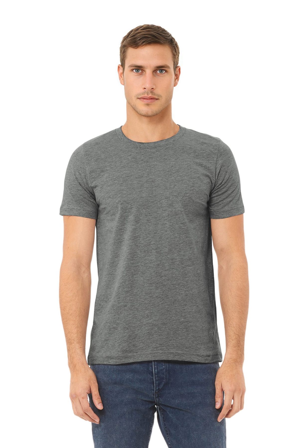 Camiseta cuello redondo hombre Heather Athletic Heather-L