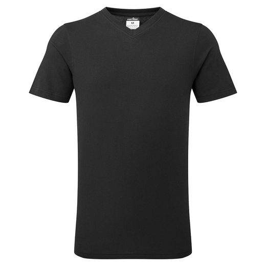 T-shirt col V en coton