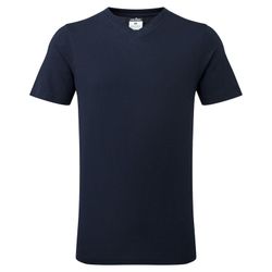 Camiseta de algodón con cuello en V