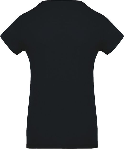 Camiseta de algodão orgânico feminino