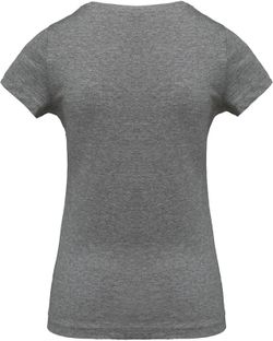 Camiseta de algodão orgânico feminino