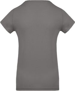 Camiseta de algodão orgânico feminino