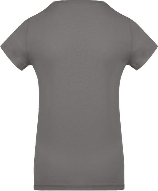 Camiseta de algodão orgânico feminino