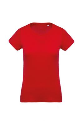 Camiseta de algodão orgânico feminino