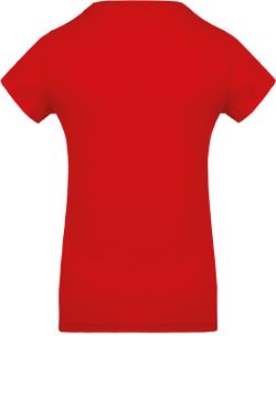 Camiseta de algodão orgânico feminino