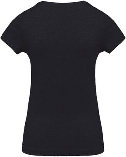 Camiseta de algodão orgânico feminino