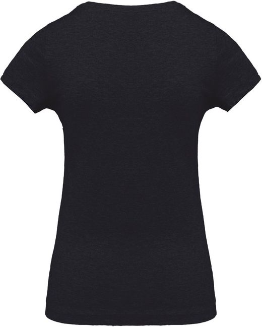 Camiseta de algodão orgânico feminino