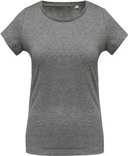 Camiseta de algodão orgânico feminino