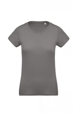 Camiseta de algodão orgânico feminino