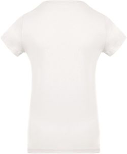 Camiseta de algodão orgânico feminino