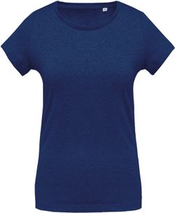 Camiseta de algodão orgânico feminino