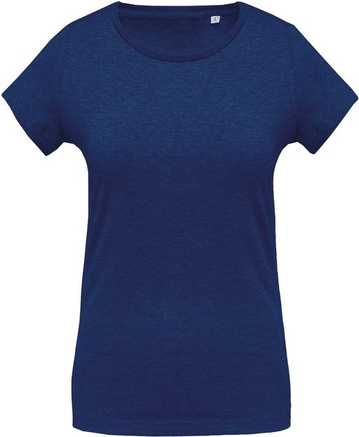 Camiseta de algodão orgânico feminino
