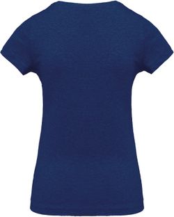 Camiseta de algodão orgânico feminino