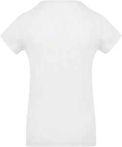 Camiseta de algodão orgânico feminino