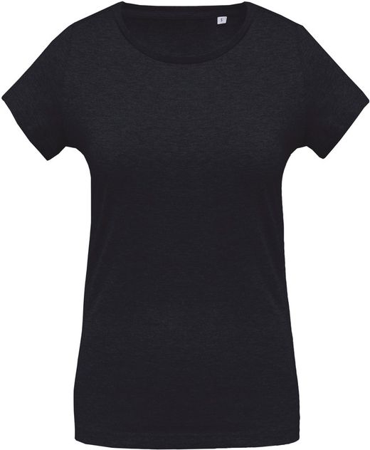 Camiseta de algodão orgânico feminino