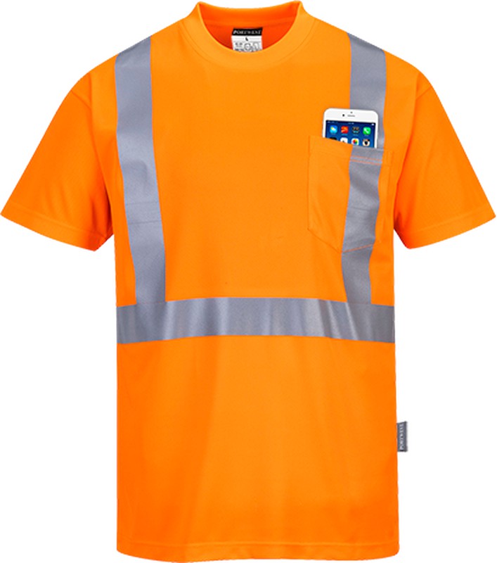 Hi vis t sale shirts with pocket