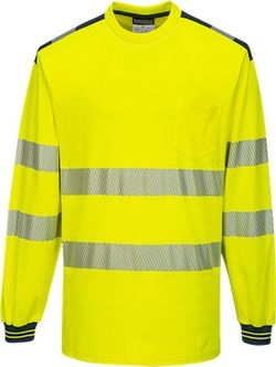 PW3 Hi-Vis T-Shirt, langarm
