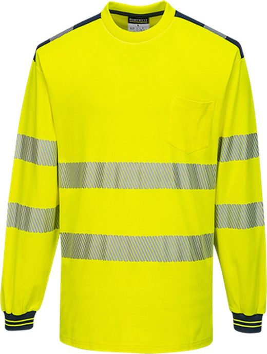 PW3 Hi-Vis T-Shirt, langarm