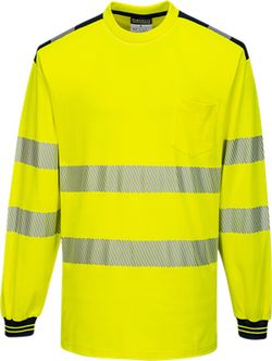 PW3 Hi-Vis T-Shirt, langarm