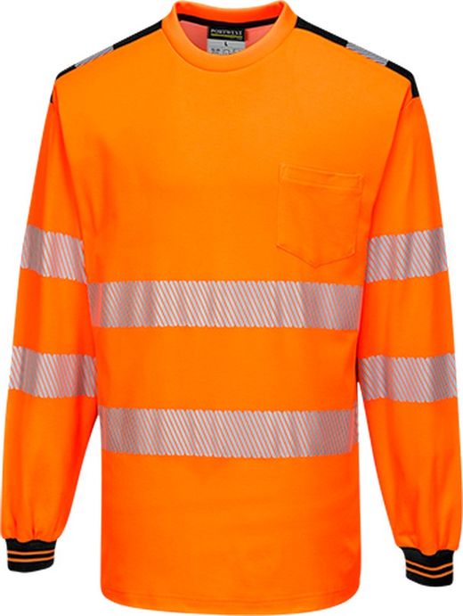 PW3 Hi-Vis T-Shirt, langarm