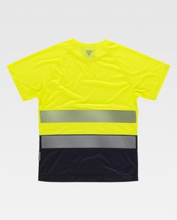 Camiseta de color Amarillo A.V.+Marino