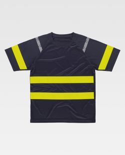 Camiseta de color Marino+Amarillo A.V.