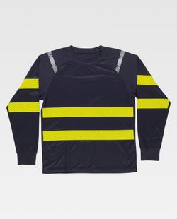Camiseta de color Marino+Amarillo A.V.