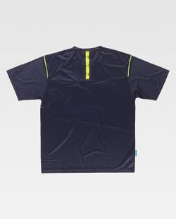 Camiseta de color Marino+Amarillo Fluor