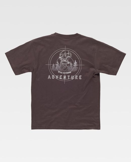 Camiseta de color Marrón