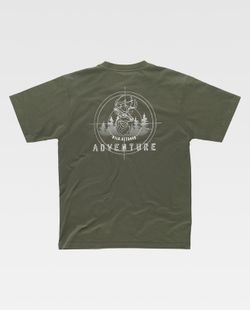Camiseta de color Verde Caza