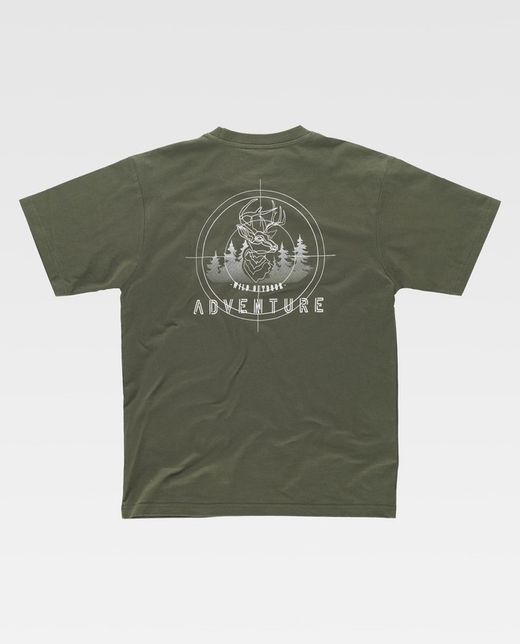 Camiseta de color Verde Caza