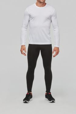 Camiseta De Deporte Manga Larga Hombre