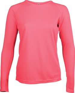 CAMISETA DE DEPORTE MANGA LARGA MUJER