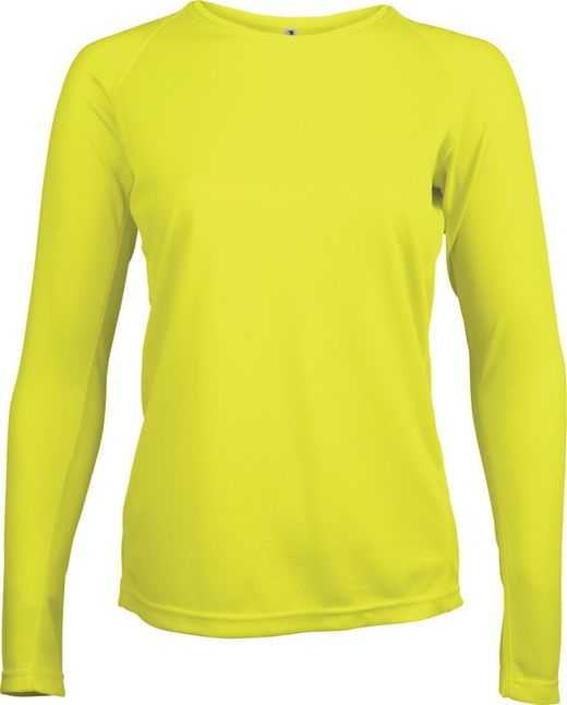CAMISETA DE DEPORTE MANGA LARGA MUJER