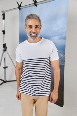 Bretonisches Kurzarm-T-Shirt