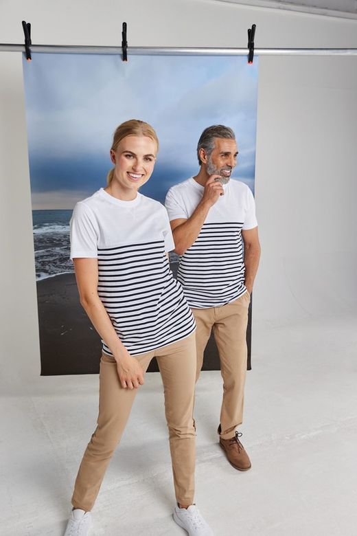 Bretonisches Kurzarm-T-Shirt