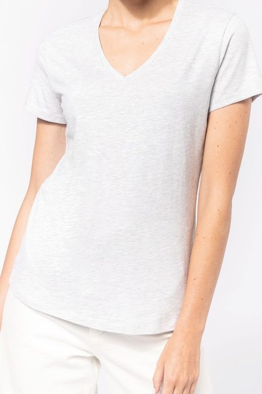 DAMEN T-SHIRT MIT KURZEN ÄRMEN