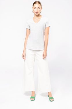 DAMEN T-SHIRT MIT KURZEN ÄRMEN