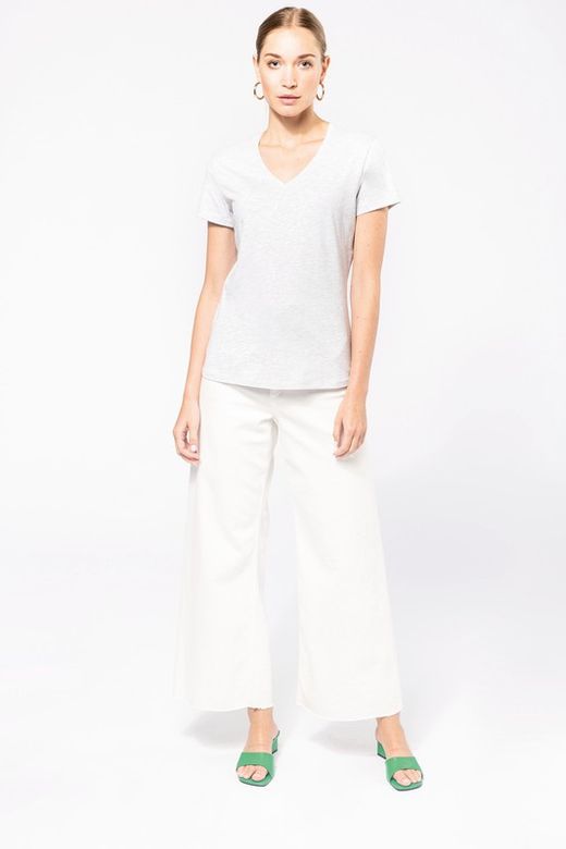 DAMEN T-SHIRT MIT KURZEN ÄRMEN
