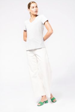 DAMEN T-SHIRT MIT KURZEN ÄRMEN