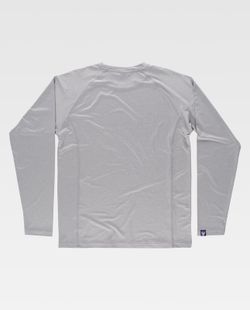 Camiseta de manga larga Color Gris Claro