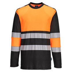 Camiseta de manga larga PW3 de alta visibilidad, clase 1