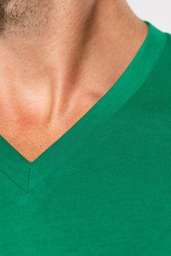 T-SHIRT A MANICHE LUNGHE CON SCOLLO AV DA UOMO