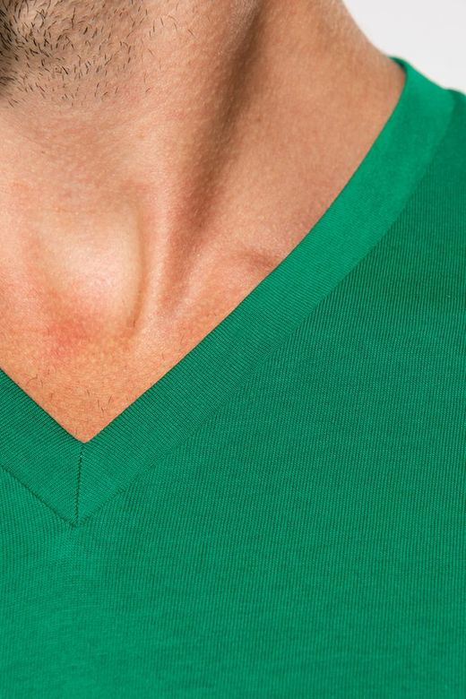 T-SHIRT A MANICHE LUNGHE CON SCOLLO AV DA UOMO