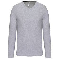 T-SHIRT A MANICHE LUNGHE CON SCOLLO AV DA UOMO