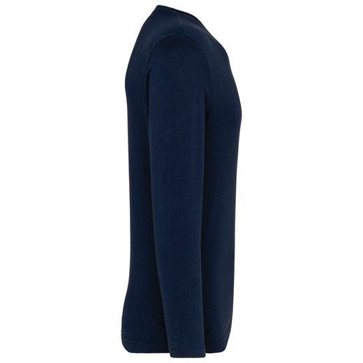 T-SHIRT A MANICHE LUNGHE CON SCOLLO AV DA UOMO