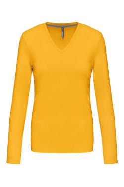 T-SHIRT MANICA LUNGA CON SCOLLO AV DONNA