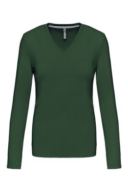 T-SHIRT MANICA LUNGA CON SCOLLO AV DONNA