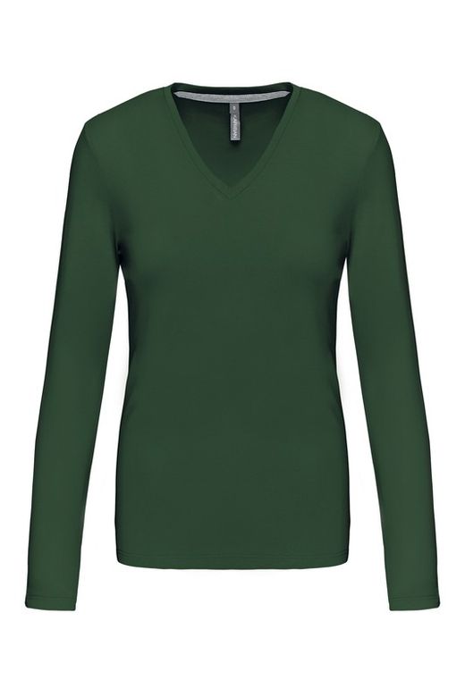 T-SHIRT MANICA LUNGA CON SCOLLO AV DONNA