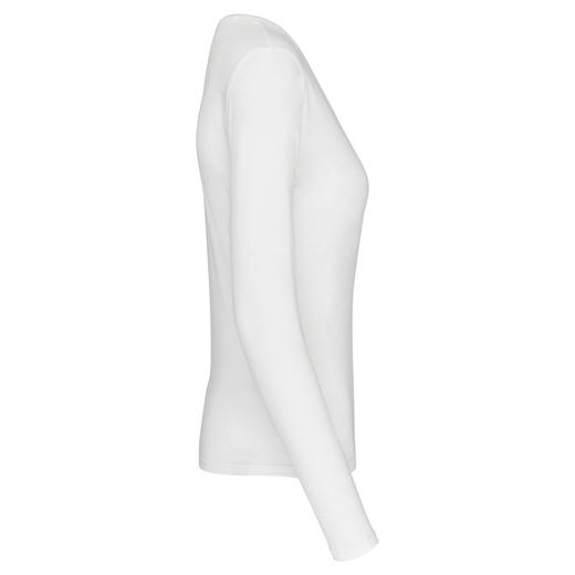 T-SHIRT MANICA LUNGA CON SCOLLO AV DONNA